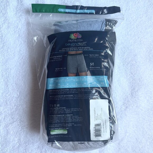 Fruit of the Loom Men’s Beyondsoft Boxers (5-pack); XL - Picture 2 of 2